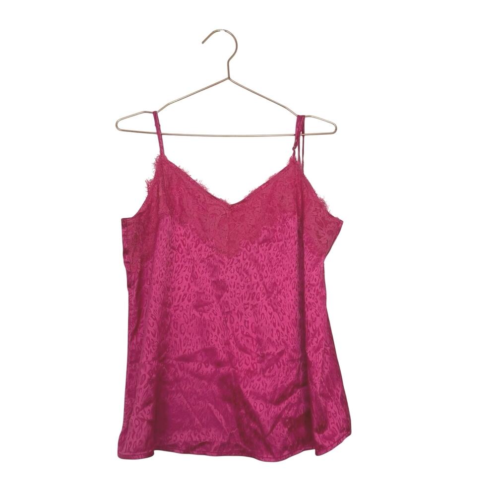 Vine & Love Vibrant Pink Lace Camisole
